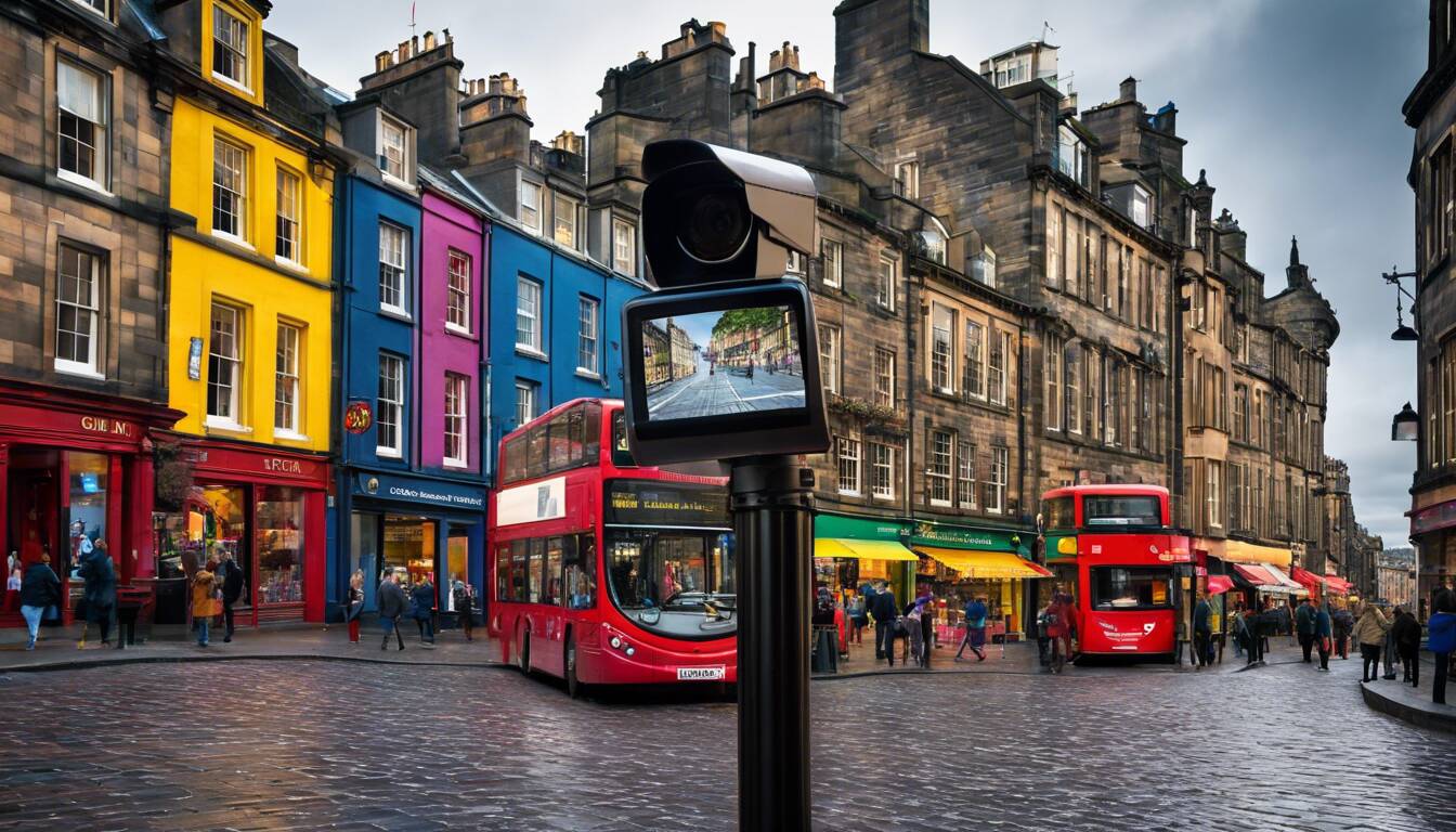cctv security system in operation edinburgh